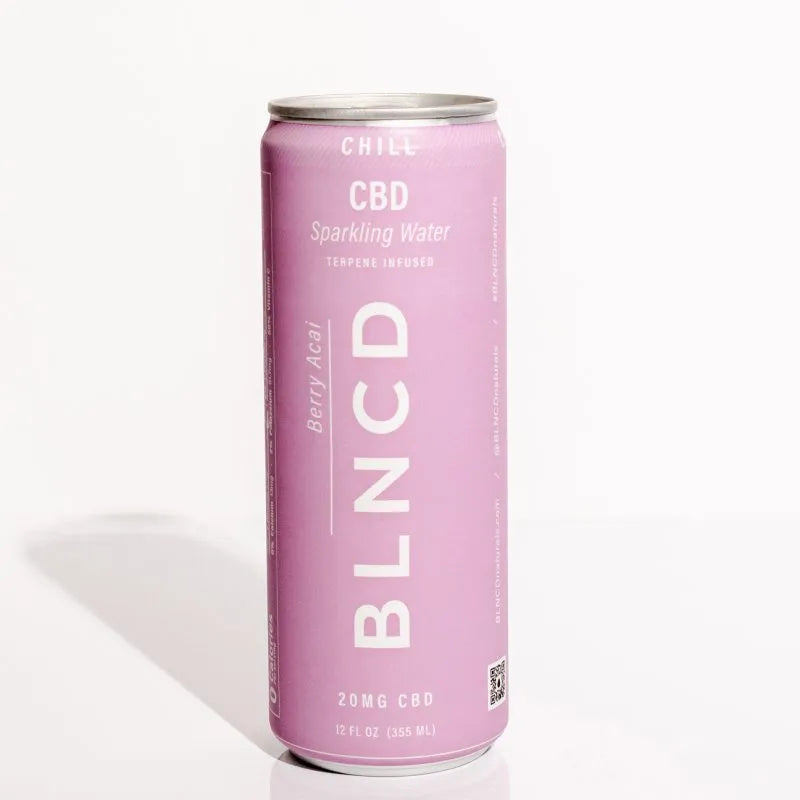 BLNCD CBD Sparkling Water - CHILL (4pk)