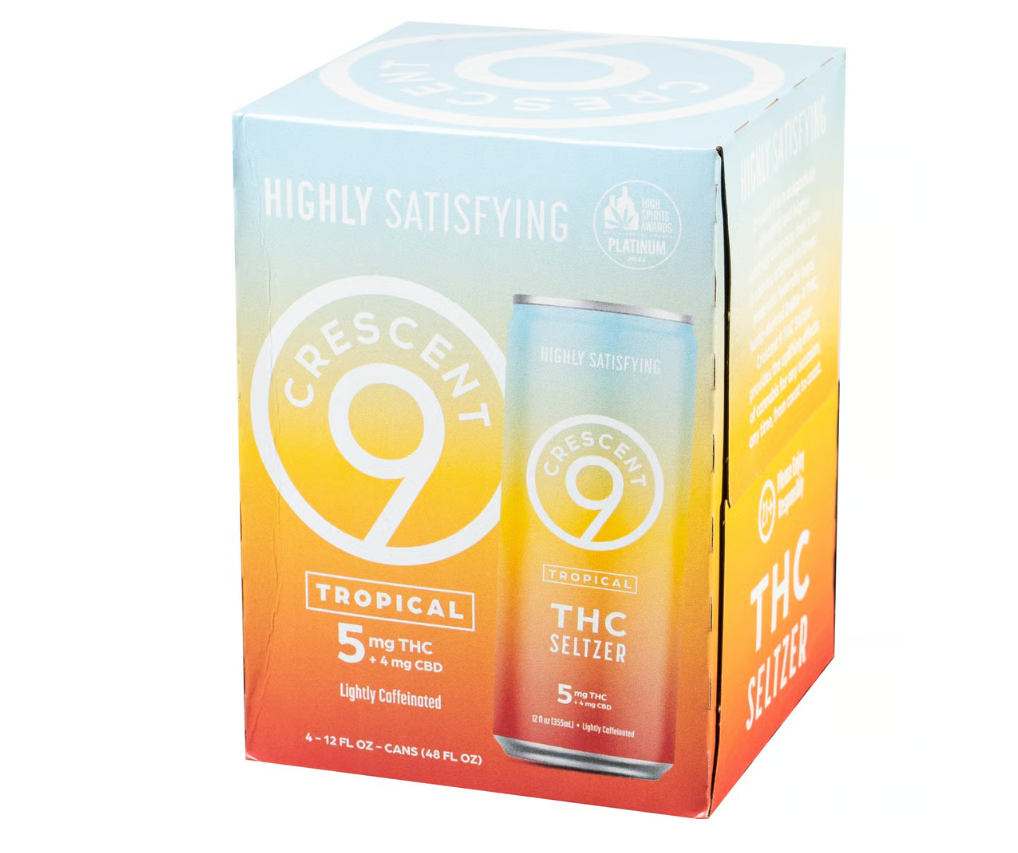 Crescent 9 Tropical THC Seltzer (4-Pack)