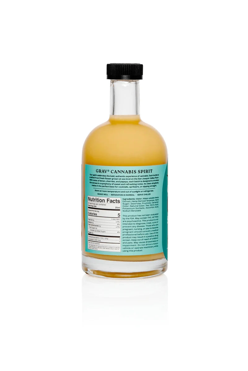 GRAV Cannabis Spirit 300mg Flavored, 750ml Bottle