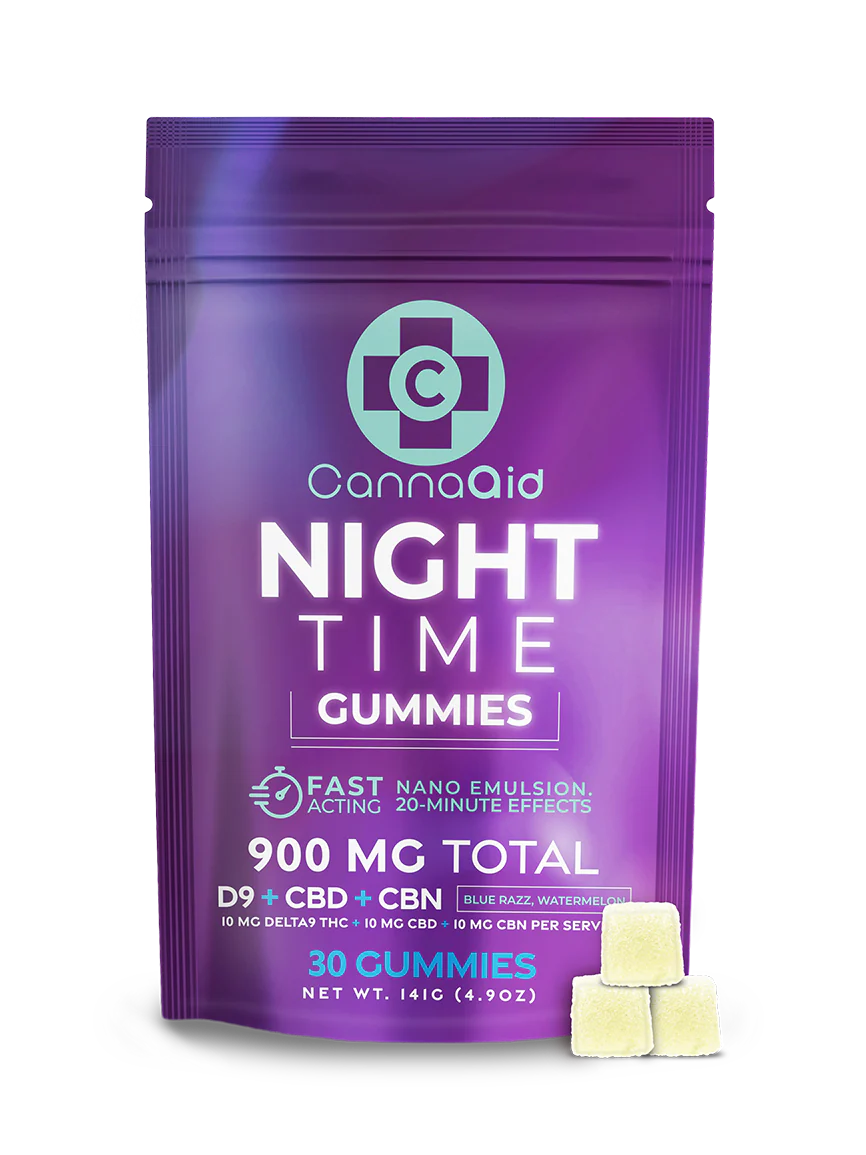 Night Time Gummies D9 + CBD + CBN