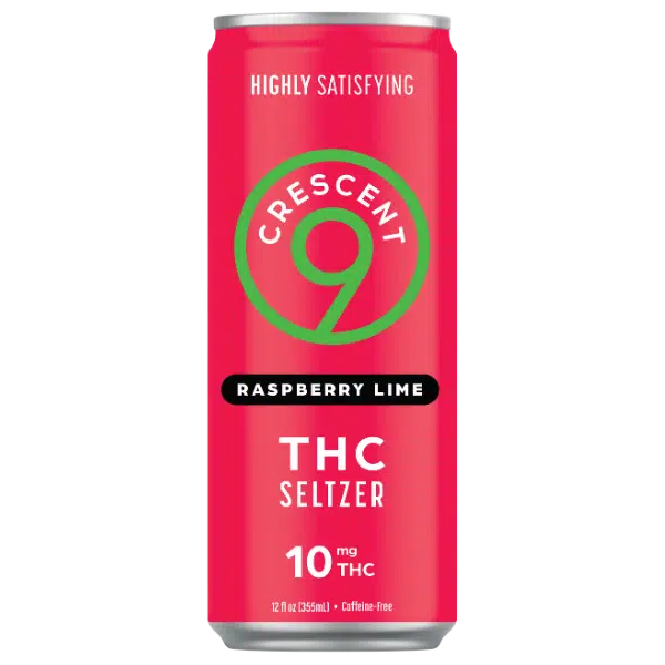 Crescent 9 Raspberry Lime THC Seltzer (4-Pack)