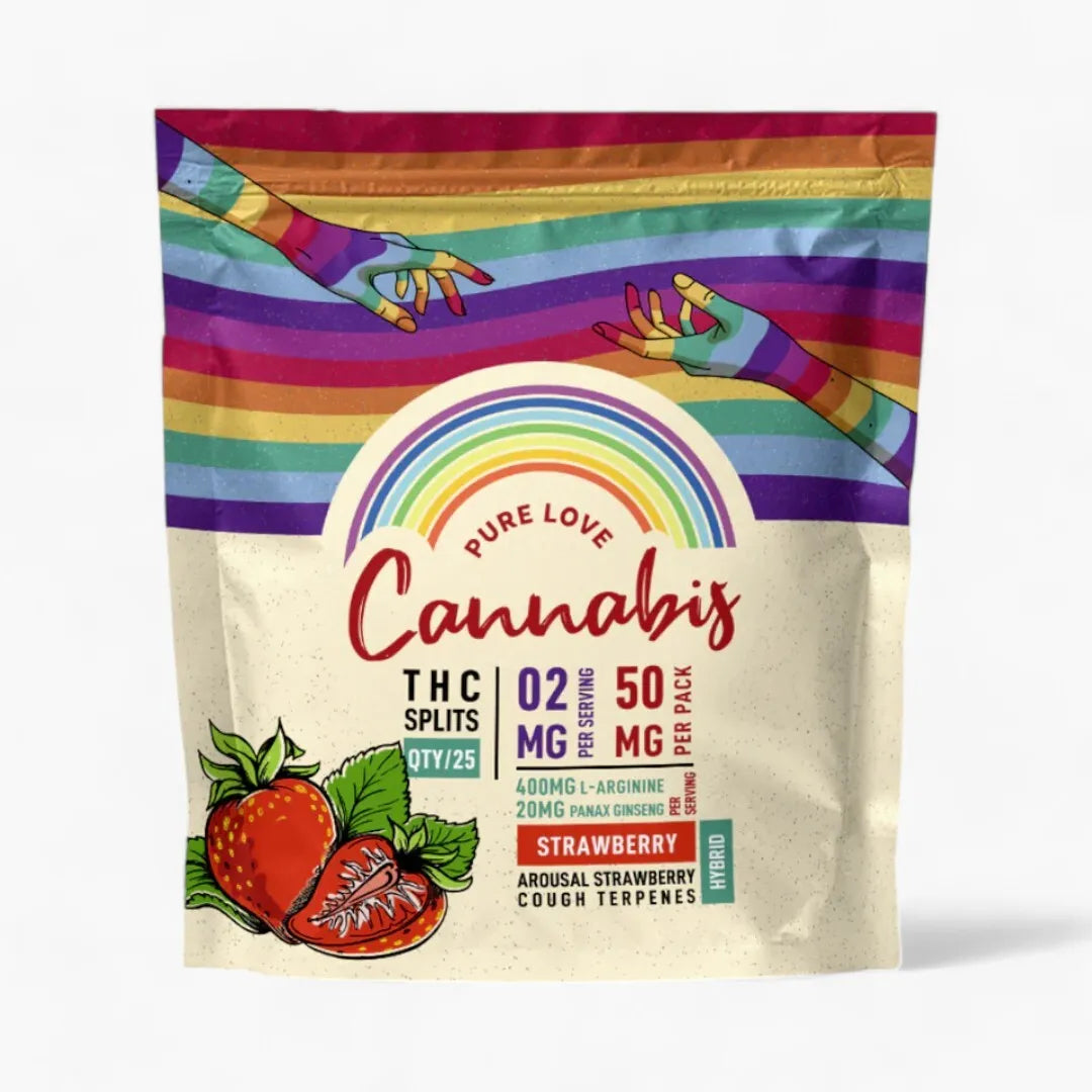 Nothing But Hemp Sex Gummies with THC - Strawberry