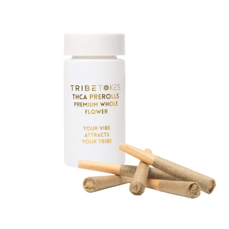 Tribe Tokes THCa 1 gram Pre-Rolls — Whole Flower 5-Pack | 22 to 28% THCa