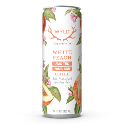 Wyld White Peach Sparkling Water (4-Pack)